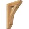 Ekena Millwork Thorton Slat Rough Sawn Bracket, Western Red Cedar, 4"W x 18"D x 26"H BKT04X18X26THR06RWR - alternate 1